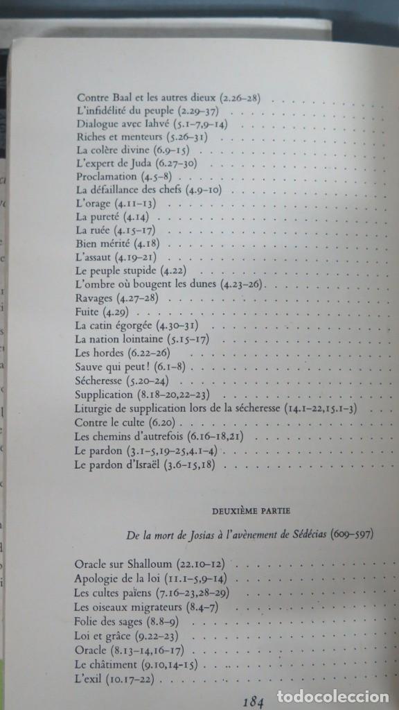 Libros de segunda mano: JEREMIE. CONNAITRE LA BIBLE. DDB - Foto 3