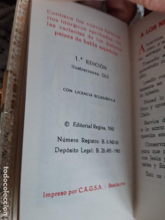 Libros de segunda mano: BONITO LIBRO DE PRIMERA COMUNION. - Foto 7