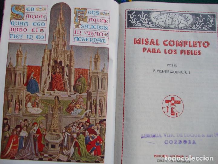Libros de segunda mano: MISAL COMPLETO MOLINA - Foto 2
