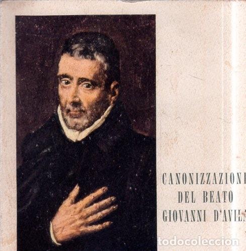 Libri di seconda mano: CANONIZZAZIONE DEL BEATO GIOVANNI D&acute;AVILA. 1970.