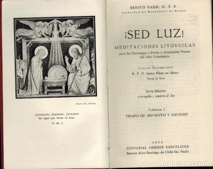 Libros de segunda mano: SED LUZ - Foto 1