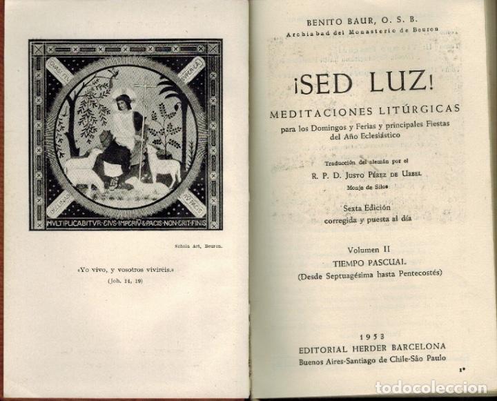 Libros de segunda mano: SED LUZ - Foto 2