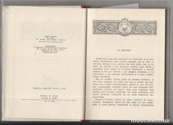 Libros de segunda mano: FLORES EUCARISTICAS. HISTORIETAS Y PRODIGIOS. X P. ZACARIAS DE LLORENS. ILUSTADO POR JUNCEDA