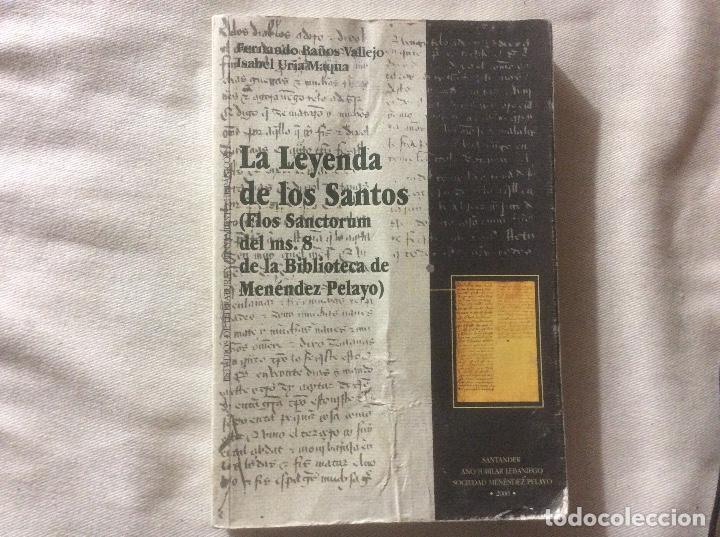 Libri di seconda mano: LA LEYENDA DE LOS SANTOS (FLOS SANCTORUM DEL MS. 8 DE LA BIBLIOTECA MEN&Eacute;NDEZ PELAYO) - BA&Ntilde;OS VALLEJO