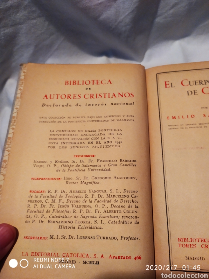 Libros de segunda mano: EL CUERPO MÍSTICO DE CRISTO, 1952, VER - Foto 5 - 193196310