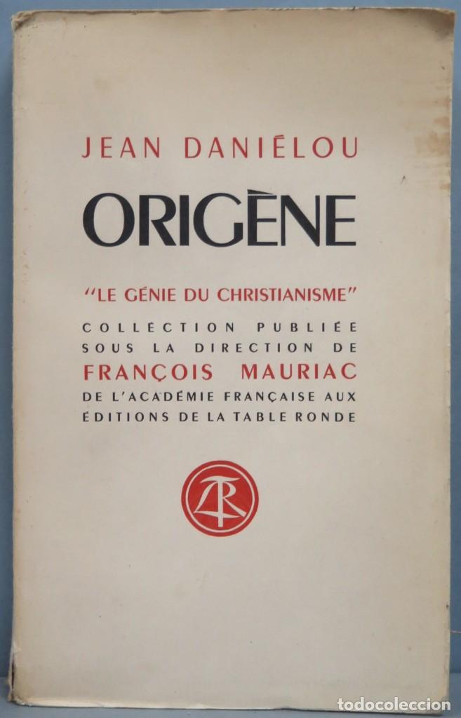 Libros de segunda mano: ORIGENE. JEAN DANIELOU. TABLE RONDE - Foto 1