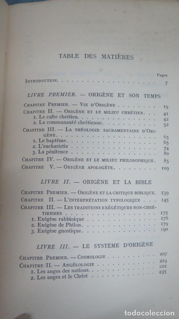 Libros de segunda mano: ORIGENE. JEAN DANIELOU. TABLE RONDE - Foto 2