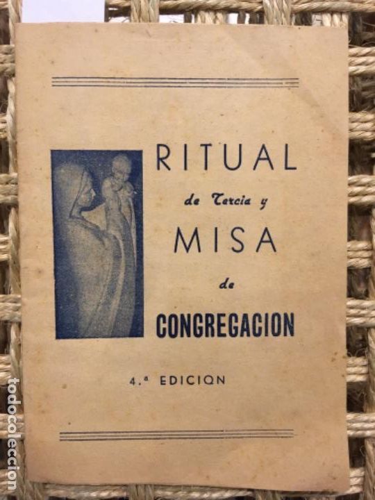 Libros de segunda mano: RITUAL DE TERCIA Y MISA DE CONGREGACION