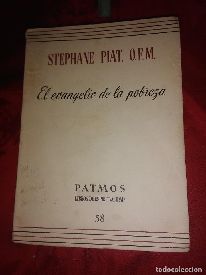 Libros de segunda mano: El Evangelio de la pobreza. S. Piat. Patmos, n 58. 1956. - Foto 1 - 194163078