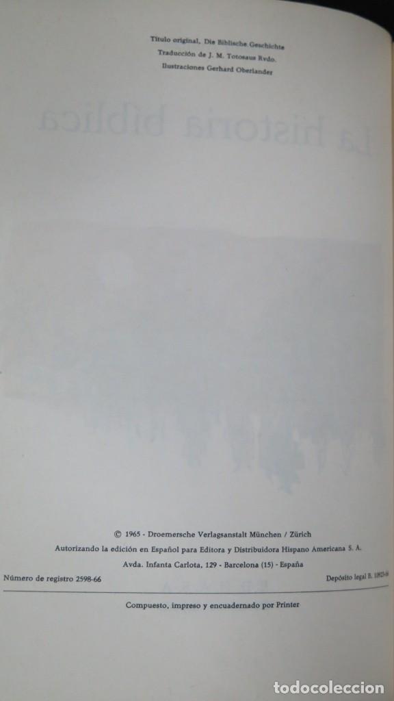 Libros de segunda mano: 1965.- LA HISTORIA BIBLICA - Foto 5