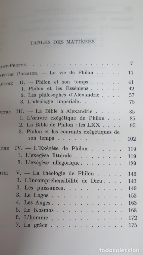 Libros de segunda mano: PHILON D&acute;ALEXANDRE. DANIELOU - Foto 2