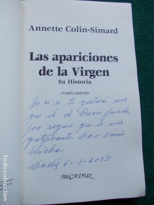 Libros de segunda mano: LAS APARICIONES DE LA VIRGEN ANNETTE COLIN-SIMARD - Foto 2