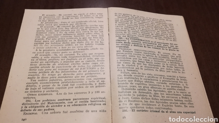 Libros de segunda mano: Catecismo Cat&oacute;lico con Ejemplos. Dr. Bilbao. - Foto 6