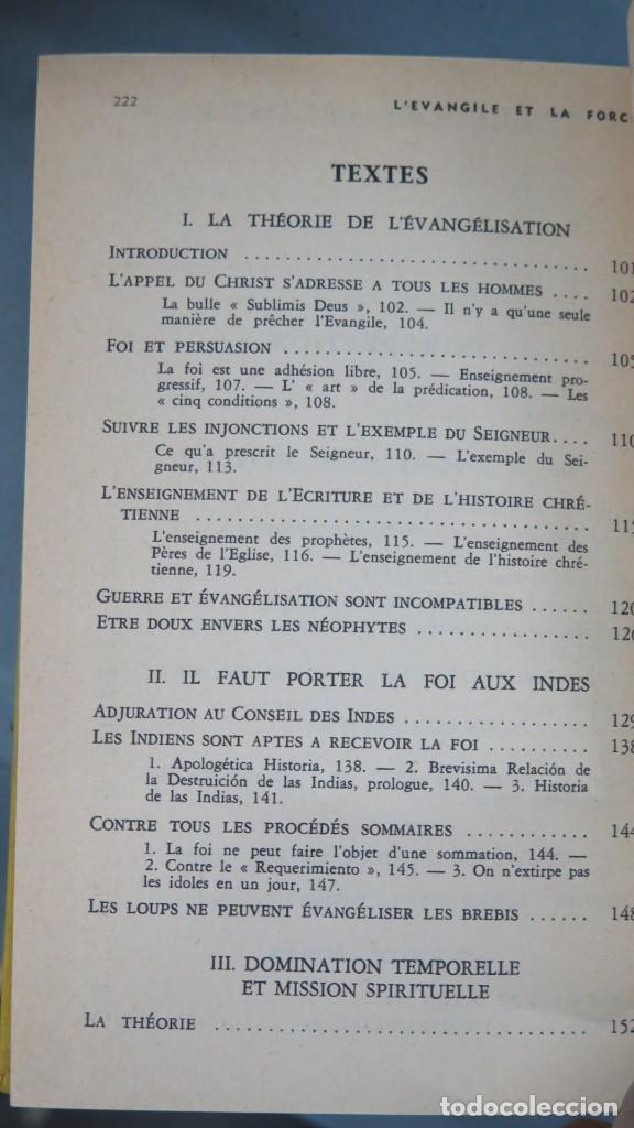 Libros de segunda mano: L&acute;EVANGILE ET LA FORCE. LAS CASAS - Foto 3