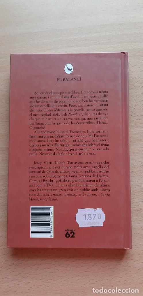 Libros de segunda mano: Francesco. Josep Maria Ballar&iacute;n. - Foto 3