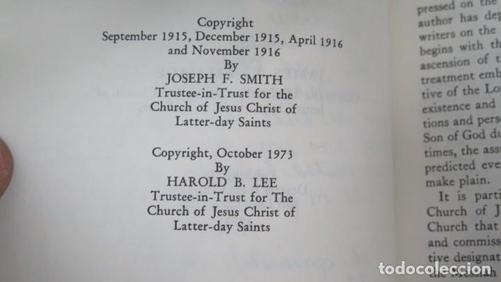 Libros de segunda mano: 1973.- JESUS THE CRHIST. TALMAGE - Foto 3