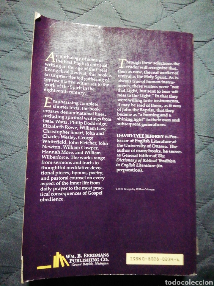 Libros de segunda mano: A BURNING AND SHINING LIGHT. DAVID LYLE JEFFREY. EN INGL&Eacute;S - Foto 2