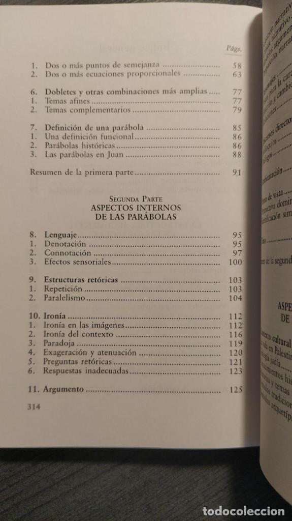 Libros de segunda mano: INTERPRETAR LAS PARABOLAS.  JOHN W. SIDER.  Editorial San Pablo. - Foto 6