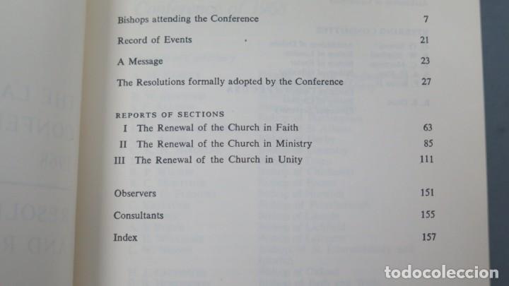 Libros de segunda mano: THE LAMBETH CONFERENCE 1968. RESOLUTIONS AND REPORTS - Foto 2