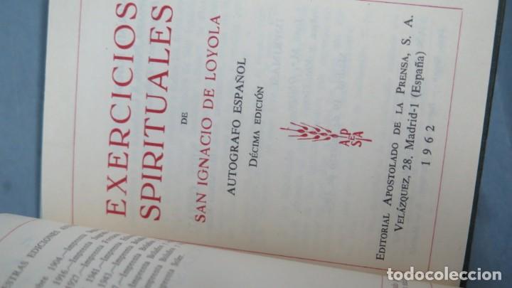Libros de segunda mano: 1962.- EJERCICIOS ESPIRITUALES. SAN IGNACIO DE LOYOLA - Foto 2