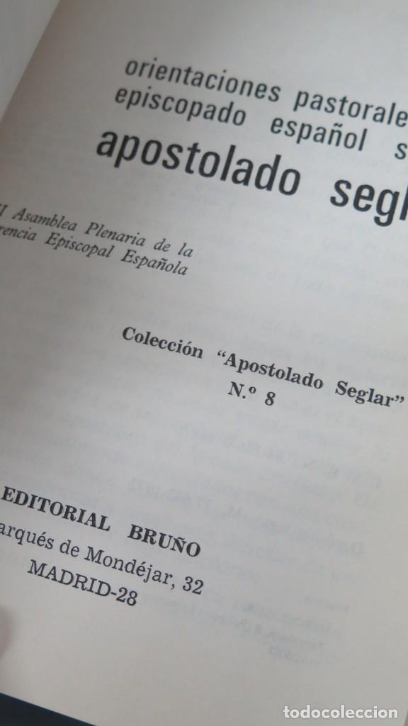 Libros de segunda mano: APOSTOLADO SEGLAR. EDITORIAL BRU&Ntilde;O - Foto 2