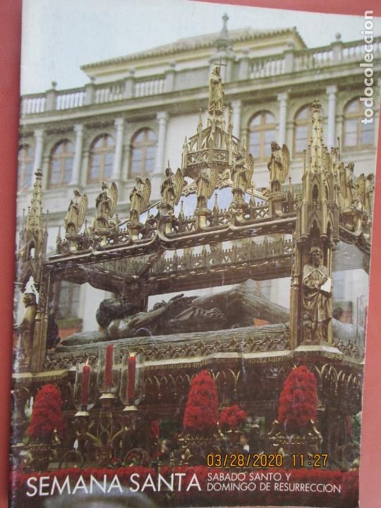 Second hand books: SEMANA SANTA , SABADO SANTO Y DOMINGO DE RESURRECCION -1980 - CAJA DE AHORROS SAN FERNANDO