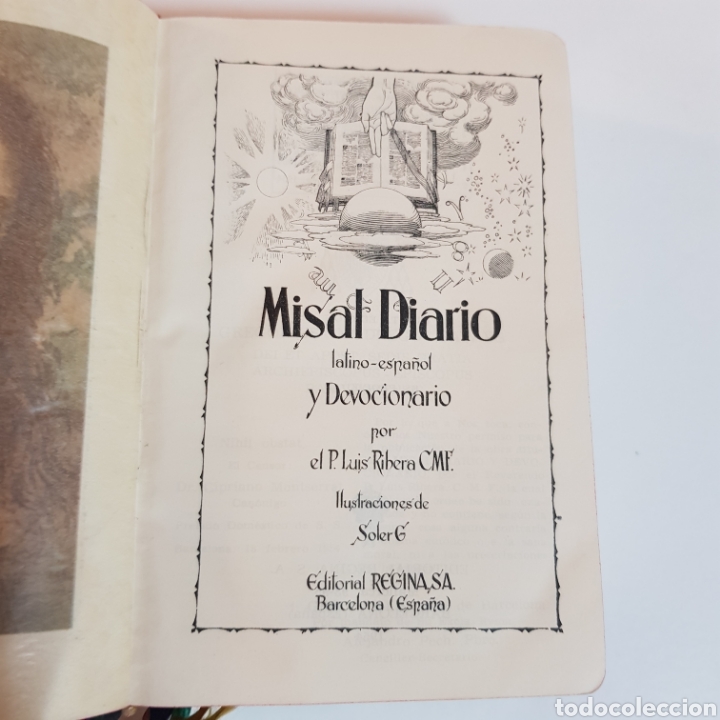 Misal Diario Latino Español P Luis Ribera 1954 Vendido En Venta Directa 199330976