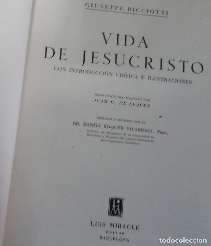 Libros de segunda mano: Vida de Jesucristo - Juan G. de Luaces. - Foto 3