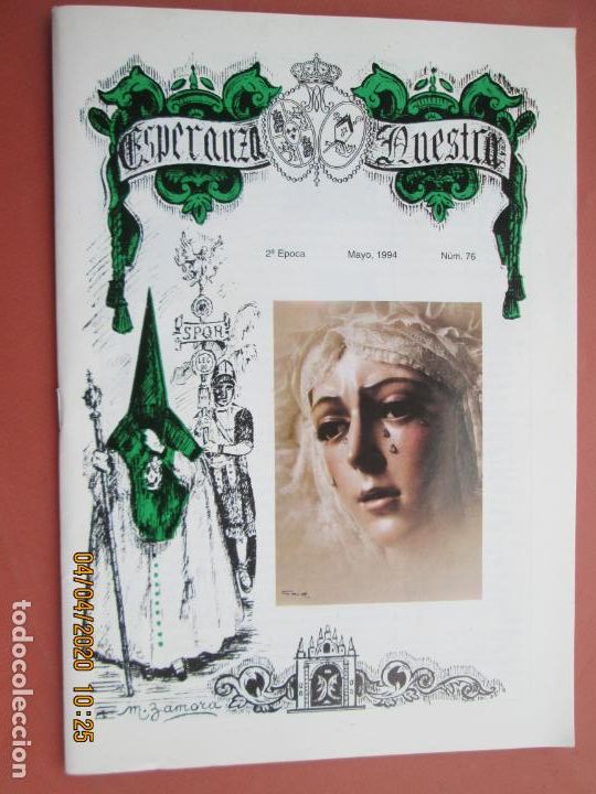 Gebrauchte B&uuml;cher: BOLET&Iacute;N ESPERANZA NUESTRA N&ordm; 76 - MAYO 1994.