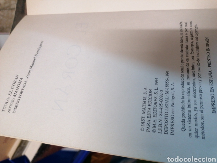 Libros de segunda mano: El Coran - Foto 2
