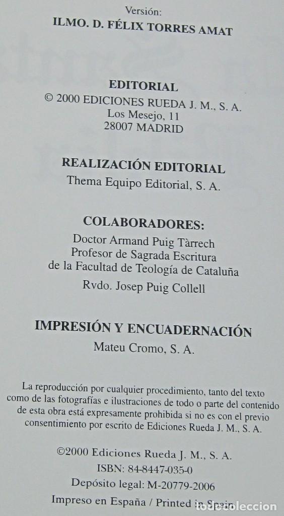 Libros de segunda mano: LA SANTA BIBLIA, Ediciones Rueda 2006 - Foto 5