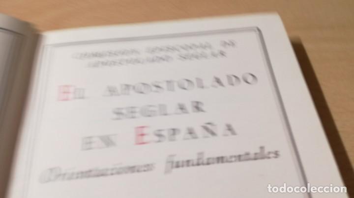 Libros de segunda mano: EL APOSTOLADO SEGLAR EN ESPA&Ntilde;A - COMISION EPISCOPAL - BAC	 /   	&Oacute;-301 - Foto 9