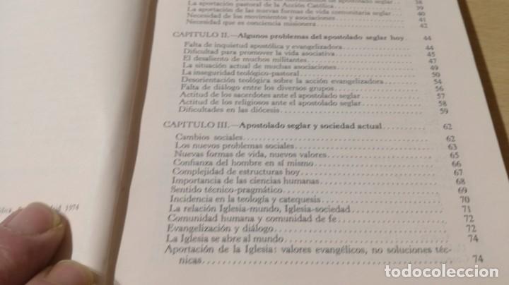 Libros de segunda mano: EL APOSTOLADO SEGLAR EN ESPA&Ntilde;A - COMISION EPISCOPAL - BAC	 /   	&Oacute;-301 - Foto 11