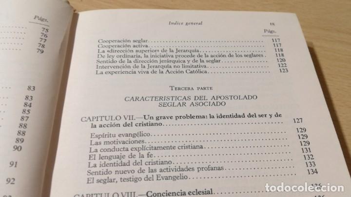 Libros de segunda mano: EL APOSTOLADO SEGLAR EN ESPA&Ntilde;A - COMISION EPISCOPAL - BAC	 /   	&Oacute;-301 - Foto 14