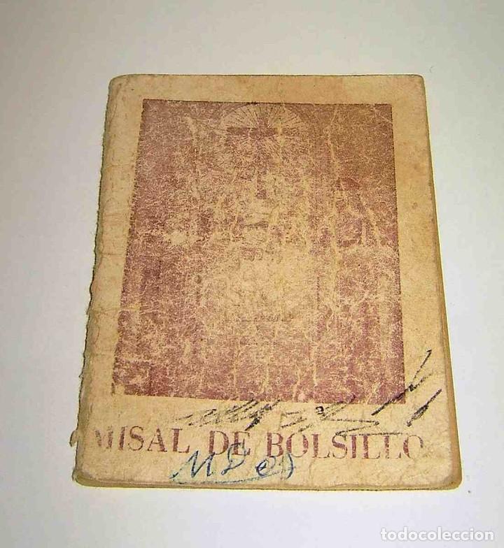 Libros de segunda mano: Misal de Bolsillo (Juan Quetglas, Can&oacute;nigo - 1938).
