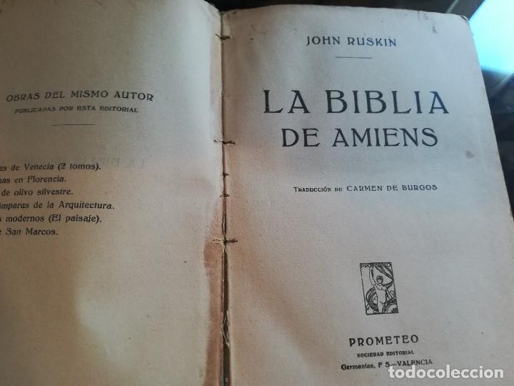 Libros de segunda mano: LA BIBLIA DE AMIENS 1915 - Foto 3