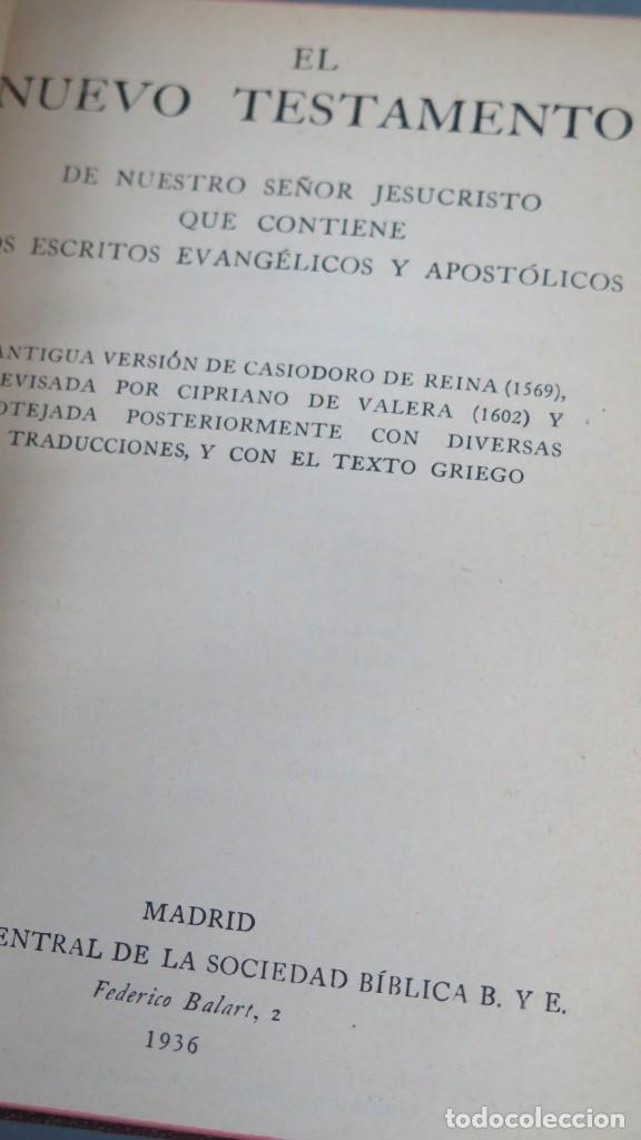Libros de segunda mano: 1936.- EL NUEVO TESTAMENTO - Foto 2
