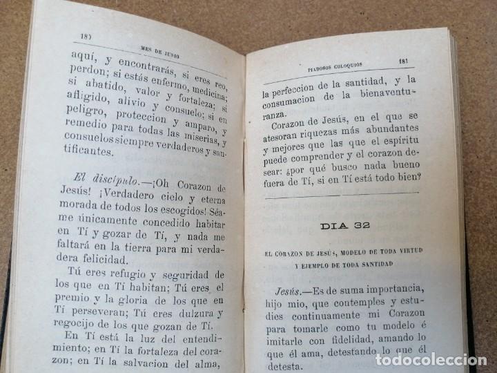 Libros de segunda mano: LIBRO RELIGIOSO EL DEVOTO DEL SAGRADO CORAZ&Oacute;N DE JES&Uacute;S 1895 - Foto 8
