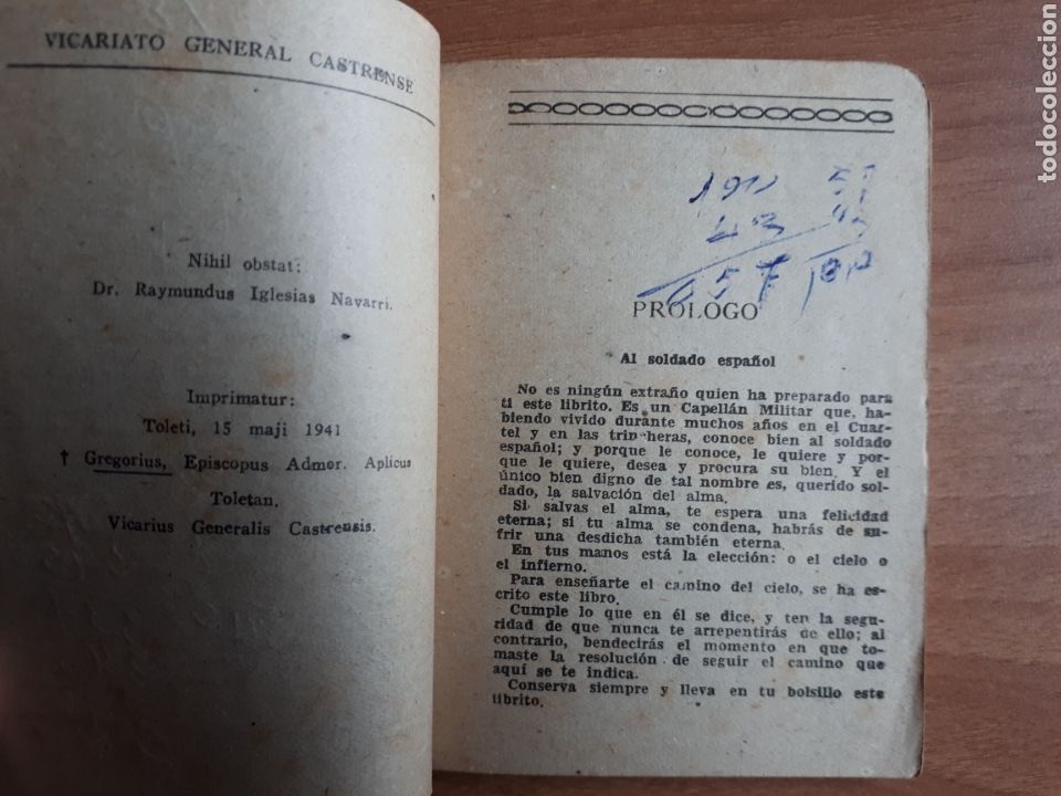 Libros de segunda mano: DEVOCIONARIO DEL SOLDADO 1947 - Foto 4