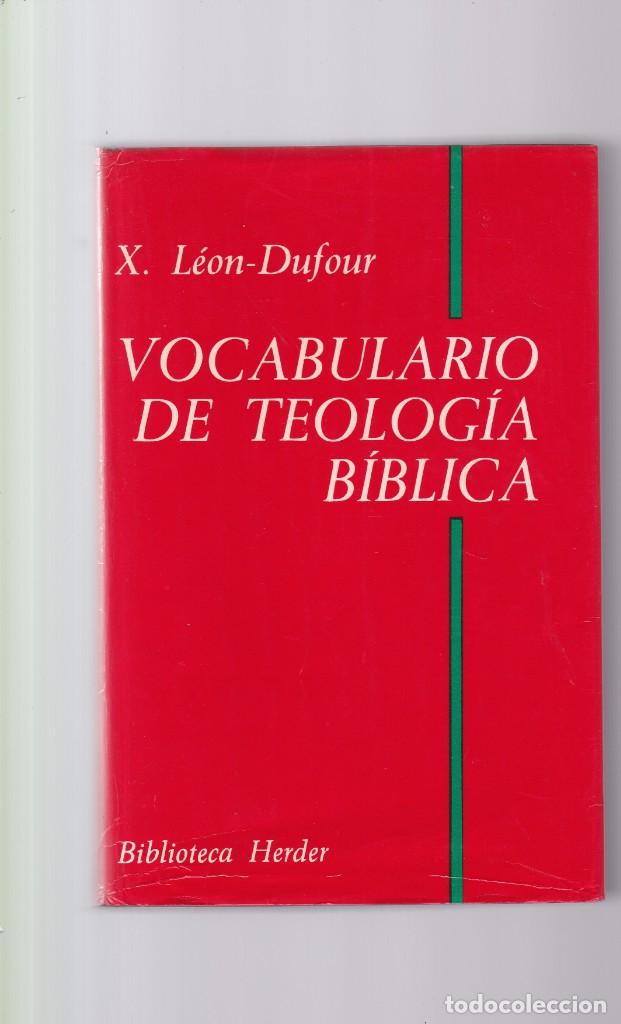 Vocabulario De Teología Bíblica - X. Leon-dufou - Comprar Libros De ...