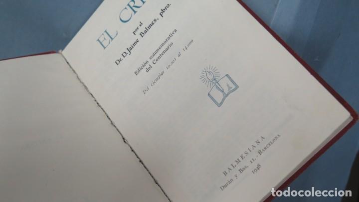 Libros de segunda mano: 1948.- EL CRITERIO. JAIME BALMES, PRO. - Foto 2