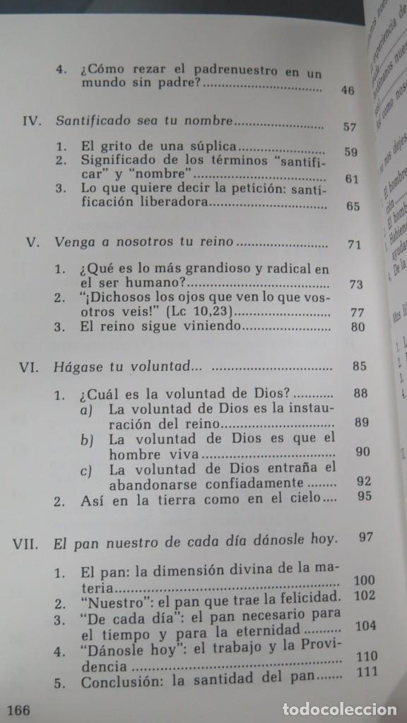 Libros de segunda mano: EL PADRENUESTRO. LEONARDO BOFF - Foto 3