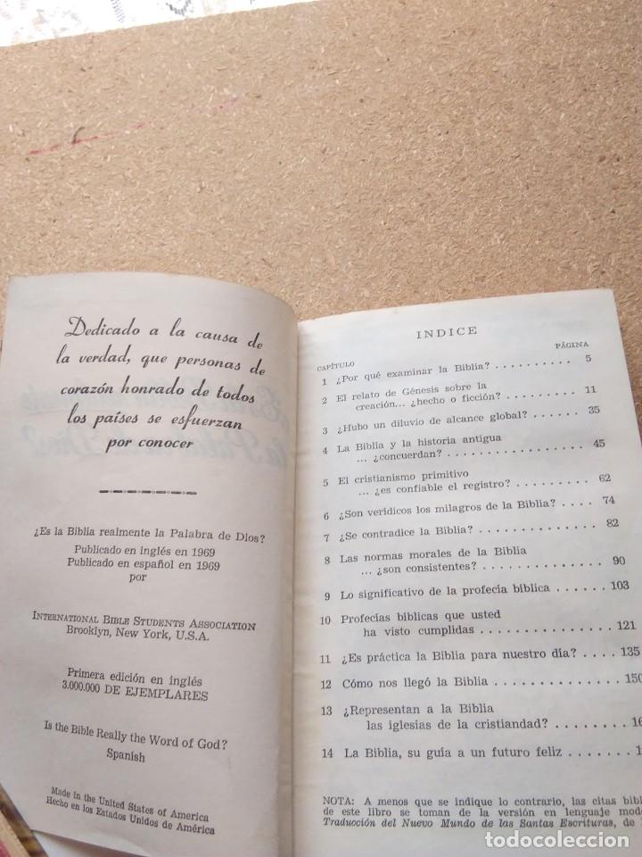 Libros de segunda mano: &iquest;ES LA BIBLIA REALMENTE LA PALABRA DE DIOS? - Foto 5