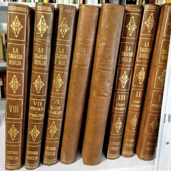 Libros de segunda mano: LA SAGRADA BIBLIA Editorial CODEX 8 Tomos - Foto 1