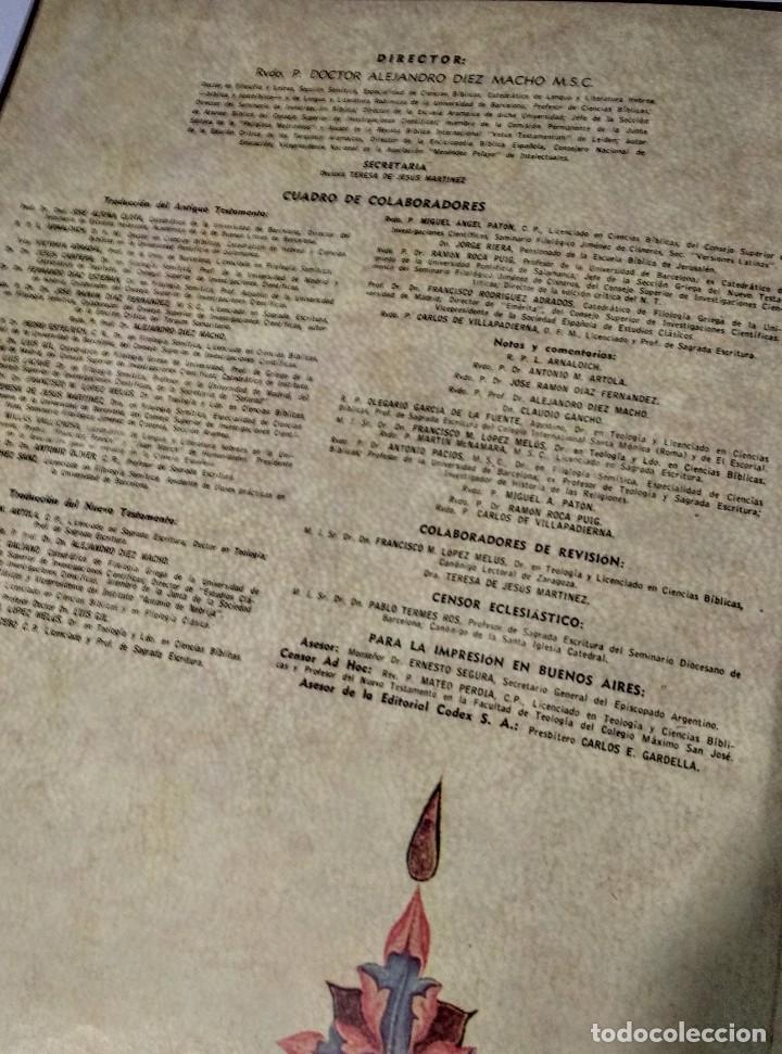 Libros de segunda mano: LA SAGRADA BIBLIA Editorial CODEX 8 Tomos - Foto 7