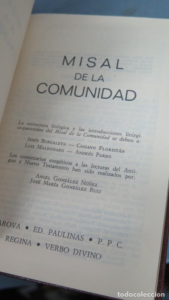 Libros de segunda mano: MISAL PARA LA COMUNIDAD - Foto 2