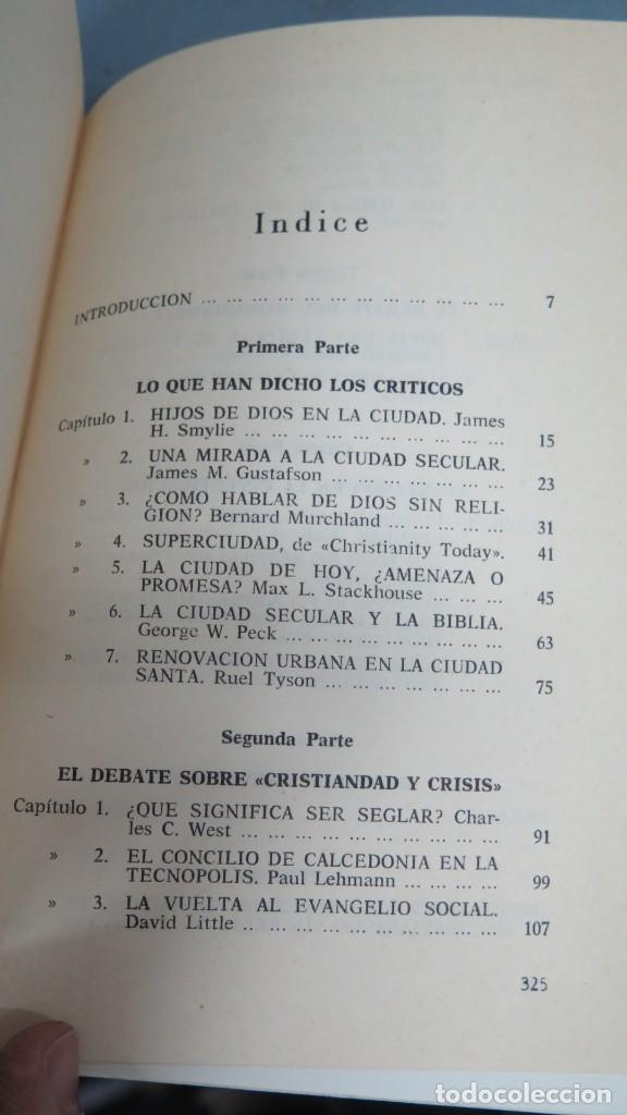 Libros de segunda mano: EL DEBATE SOBRE LA CIUDAD SECULAR. DAVID CALLAHAN - Foto 2