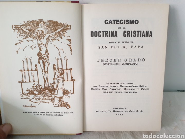 catecismo 3°grado 1955 - Comprar Libros de religión en todocoleccion