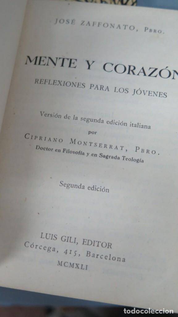Libros de segunda mano: MENTE Y CORAZON.Z AFFONATO - Foto 2