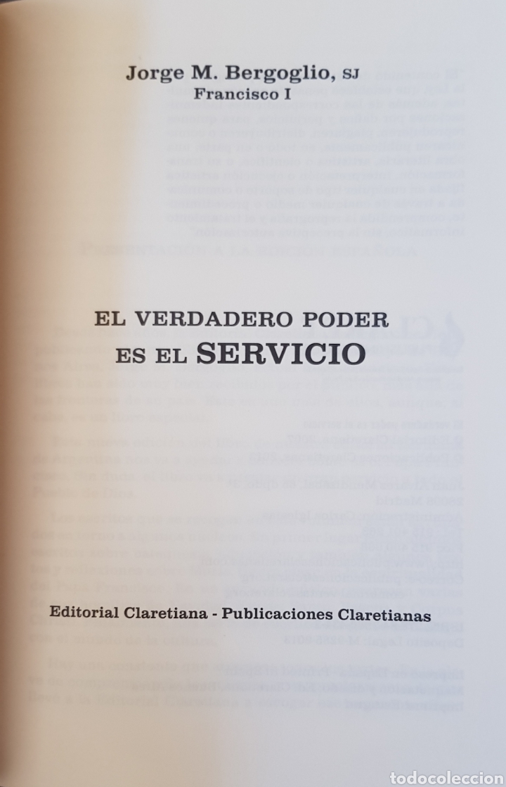 Libros de segunda mano: Libro EL VERDADERO PODER ES EL SERVICIO - Foto 4